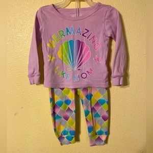 The Children’s Place, Infant's 3-6M Long Sleeve Shirt & Pants Mermazing like mom